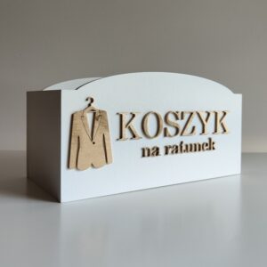 Koszyk ratunkowy z marynarką do męskiej toalety