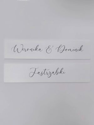 Zestaw tablic personalizowanych rejestracyjnych (różne kolory) 