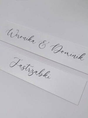 Zestaw tablic personalizowanych rejestracyjnych (różne kolory) 